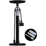 Diyife Standluftpumpe, Fahrrad Standpumpe für Presta & Schrader Ventile, 160PSI...