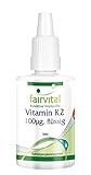 Fairvital | Vitamin K2 MK-7 Tropfen 100µg - All-Trans Gehalt mind. 99,5% -...