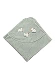 Sterntaler Kapuzen Badetuch aus uni Frottee 80 x 80 cm mit Applikation Ente Edda...