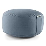 Lotuscrafts® Meditationskissen mit 15 cm Sitzhöhe, Yoga Kissen mit...
