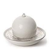 PRIMAVERA Duftbrunnen Rondo Cremeweiß matt - Luftbefeuchter, Diffuser, Raumduft...