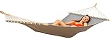 AMANKA XXL Stabhängematte 200x120 cm Grau - Doppelhängematte für 2 Personen -...