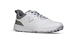 Callaway Herren GTX Golfschuh, Weiß Grau Blau, 44 EU