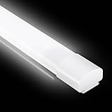 IEGLED LED Feuchtraumleuchte 120CM, Deckenleuchte LED Röhre 36W 4000LM, IP65...