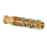 Klassischer Holz Dildo mit Stacheldraht - BDSM - 18cm x 3,8 cm - Premium...