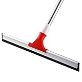 Mitclear 43cm Wasserschieber/Bodenwischer mit Verlängertem Stiel(147cm), Nasser...