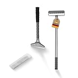 WOW!TOOLS Tapeten-Entferner-Set inkl. robustem Tapetenschaber/Bodenschaber, 5...