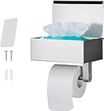GUIGUZI Toilettenpapierhalter Ohne Bohren - SUS304 Edelstahl Silber...