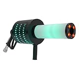 Konfetti Maschinen, Konfetti Kanone mit Akku und Ladegerät, Handkanone, LED,...