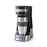 TronicXL Kleine Digitale 1 Tassen Kaffeemaschine Thermo Tasse Reisebecher...