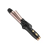 Mini Schnurloser Lockenstab, 25mm Curling Iron mit 3 Einstellbare Temperatur,...