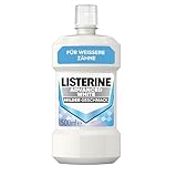 LISTERINE Advanced White Milder Geschmack (500 ml), Mundspülung zur Entfernung...