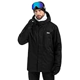 SIROKO - Snowboardjacke mit Isolierung W4 Vostock - L - Schwarz