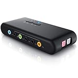 CSL - USB 7.1 Soundkarte extern 8-Kanal - Channel USB Soundbox - Dynamic 3D...