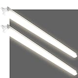 ALUSSO 2 Stück LED Feuchtraumleuchte 117CM, 36W 4320LM LED Röhre 4000K, IP65...