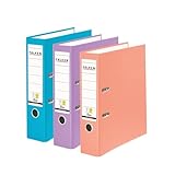 Original Falken 3er Pack PP-Color Ordner. Made in Germany. 8 cm breit DIN A4...