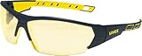 Uvex i-works Schutzbrille, Arbeitsschutzbrille mit supravision excellence...