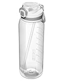 Opard Peak 700 ml/1000 ml Trinkflasche mit Strohhalm, BPA-frei, Auslaufsichere...