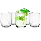 Glasmark KROSNO 1992 Trinkgläser Set Gläser 6 Stück 280 ml Wassergläser...