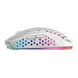 Mars Gaming MMW3W, Kabellose Gaming Maus, RGB Flow, Ultraleicht 79g, 3200DPI,...