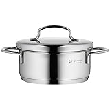 WMF Mini Topf klein 12cm, Metalldeckel, kleiner Kochtopf, Bratentopf Induktion...