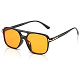 SAIIURV Retro Square Sonnenbrille Damen Herren, Schutz Sonnenbrillen, Trendy...