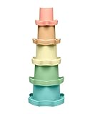 nip Play Green Stapelbecher, nachhaltiges Babyspielzeug ab 6 Monaten, 5-teilig,...