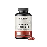 OnEnergy Krillöl 1200 mg – Omega-3, Cholin und Astaxanthin – 180 Kapseln...