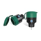 UCOMEN Wlan Steckdosen Outdoor, Wlan aussensteckdose, Smart Life Steckdose...