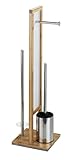 WENKO Stand WC-Garnitur Mod. Rivalta, mit integriertem Toilettenpapierhalter und...