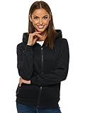 OZONEE Damen Kapuzenpullover Sweatjacke Sweatshirt Farbvarianten Kapuzenjacke...