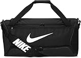 Nike, Brasilia 9.5, Durchschnittliche Trainingsbeutel, Schwarz/Schwarz/Weiß,...