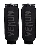Venum, Kontact Schienbeinschützer Without Foot, Herren, L, Schwarz/Schwarz