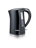SEVERIN 3498 Wasserkocher schnurlos Schwarz Fassungsvermögen: 1.5l