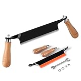 SWAWIS 200mm Zugmesser für Holz, Gerade, Reifmesser mit Ergonomischen...