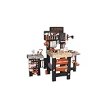 Smoby Black and Decker Kids Mega Center Workbench with 95+ Accessories Pretend...