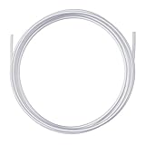 GUTERTOP PTFE Schlauch 1.2 m, 2.5 mm ID × 4mm OD PTFE Tube Teflonschlauch für...