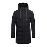 Generisch Daunenmantel Herren Langer Warme Große Größen M-6Xl | Wintermantel...