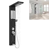YUENFONG 5-in-1 Duschpaneel Duschsystem aus Edelstahl, Multifunktionales Dusche,...