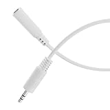 HDSupply Audio Kabel 3,5mm Stecker auf 3,5mm Buchse, weiß, 0,50m