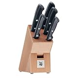 WMF Messerblock bestückt 6-teilig Classic Line Spezialklingenstahl Griffe aus...