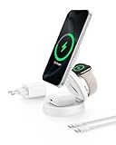 Belkin BoostCharge 3-in-1 Induktive Ladestation mit Qi2, 15W,...