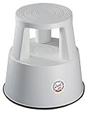WEDO Rollhocker STEP aus bruchfestem Kunststoff - rollbarer Elefantenfuß...