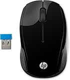 HP 200 (X6W31AA) kabellose Maus (1.000 dpi, 3 Tasten, Scrollrad, USB dongle)...