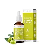 InnoNature Vitamin D3 + K2 Tropfen | natürlich aus Flechten und Natto in...
