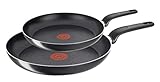 Tefal Simple Cook Pfannenset 2-teilig, 24 + 28 cm Pfanne, Antihaft Bratpfannen...