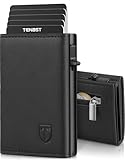 TENBST Geldbörse Herren, Slim Wallet Geldbeutel mit Münzfach & RFID Schutz,...