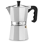 VonShef Espressokanne für den Herd, 300 ml Italienischer Espressokocher aus...