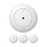 X-Sense Wi-Fi Wassermelder mit Batterie, Wassersensor IP66, WLAN-Wassersensor,...