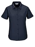 killtec Damen Funktionsbluse Kurzarm/Bluse KOS 1 WMN WVN SHRT, Nachtblau, 46,...